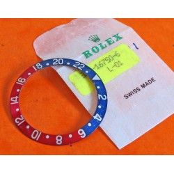 Rare Faded Rolex Vintage 1675 16750 Pepsi GMT Bezel insert inlay 