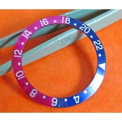 Rarest Cornino PCG Violet Rolex GMT Master 1675 Faded Raspberry Pepsi Blue & Red Bezel Watch Insert Part mark I