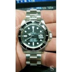 ♛ Rolex Rare Vintage 1680 Cadran de montres Submariner Date luminova SWISS cal 1570 automatique ♛