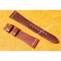 ★☆Handcrafted Genuine Cow boy watches strap Horween Shell Cordovan Leather Watch Band Bracelet tobacco color 20mm★☆ 