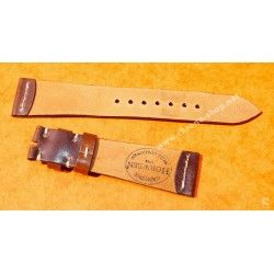 ★☆Handcrafted Genuine Cow boy watches strap Horween Shell Cordovan Leather Watch Band Bracelet tobacco color 20mm★☆ 