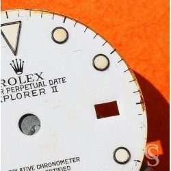 ROLEX VINTAGE CADRAN BLANC OCCASION ORIGINAL EXPLORER II 2 DATE BLANC 16550 TRITIUM CAL 3085