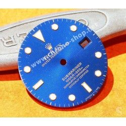 ROLEX RARE SINGER SUBMARINER DATE WATCH DIAL PART BLUE REFLECTS DIAL 16613, 16618, 16803, 16808 CAL.3035, 3135
