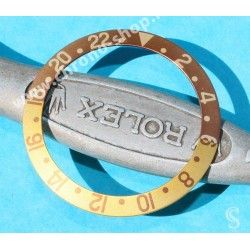 ROLEX VINTAGE FAT FONT FADED INSERT MONTRES ANCIENNES GMT MASTER 16753, 16758, 1675/3, 1675/8 Rootbeer