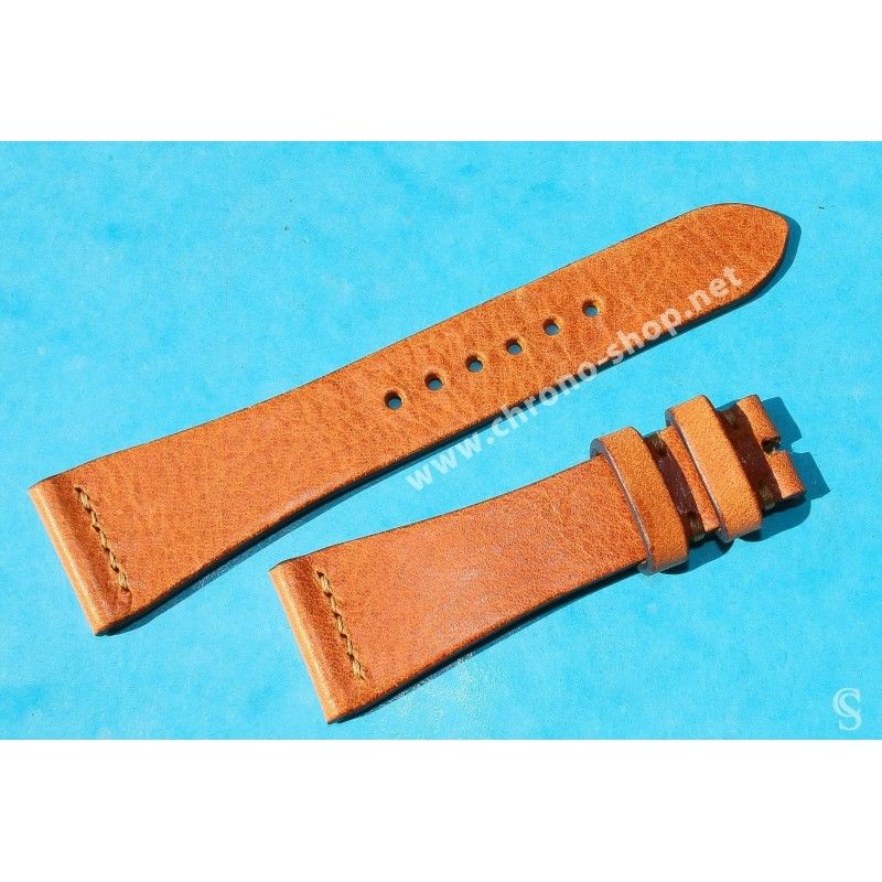 VINTAGE STYLE SOFT LEATHER TOBACCO COLOR WATCHES STRAP 18mm LUGS