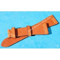 VINTAGE STYLE SOFT LEATHER TOBACCO COLOR WATCHES STRAP 18mm LUGS