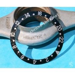 Rolex GMT Master All Black watch Black color S/S 16700, 16710, 16760 Bezel 24H Insert Part