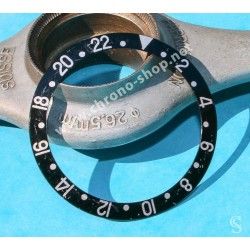 Rolex GMT Master All Black watch Black color S/S 16700, 16710, 16760 Bezel 24H Insert Part