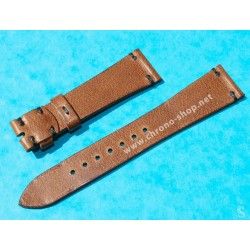 VINTAGE STYLE SOFT LEATHER CHOCOLATE COCOA COLOR WATCHES STRAP 20mm LUGS