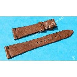 VINTAGE STYLE SOFT LEATHER CHOCOLATE COCOA COLOR WATCHES STRAP 20mm LUGS