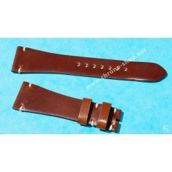 ★☆☆ BRACELET MONTRES COW BOY HORWEEN SHELL CUIR CORDOVAN ULTRA FIN 18mm COULEUR CARAMEL ★☆☆