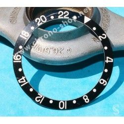 Rolex GMT Master All Black watch Black color S/S 16700, 16710, 16760 Bezel 24H Insert Part