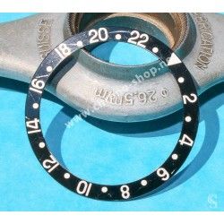 Rolex GMT Master All Black watch Black color S/S 16700, 16710, 16760 Bezel 24H Insert Part