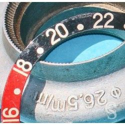 ROLEX INSERT GRADUE 24H DE LUNETTE MONTRES GMT MASTER 16700, 16710, 16760 FAT LADY COKE