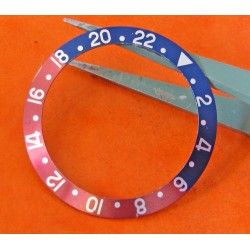 Vintage Rolex GMT Master 1675 16750 Pepsi Blue & Red Faded Bezel Watch Insert Part