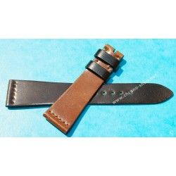 ★☆Handcrafted Genuine Cow boy watches strap Horween Shell Cordovan Leather Watch Band Bracelet Coffee color 20mm★☆