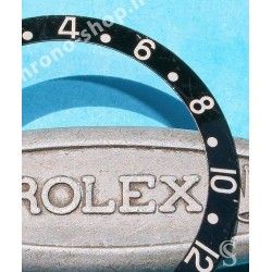 Rolex GMT Master All Black watch Black color S/S 16700, 16710, 16760 Bezel 24H Insert Part FAT FONT