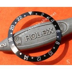 ROLEX 90's ALL BLACK NOIR INSERT GRADUE 24H LUNETTE MONTRES GMT MASTER 16700, 16710, 16760