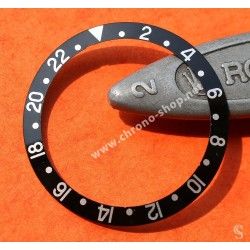 Rolex GMT Master All Black watch Black color S/S 16700, 16710, 16760 Bezel 24H Insert Part
