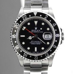 Rolex GMT Master All Black watch Black color S/S 16700, 16710, 16760 Bezel 24H Insert Part