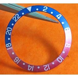 Vintage 70's Rolex GMT Master 1675 16750 Pepsi Blue & Red Faded Bezel Watch Insert Part