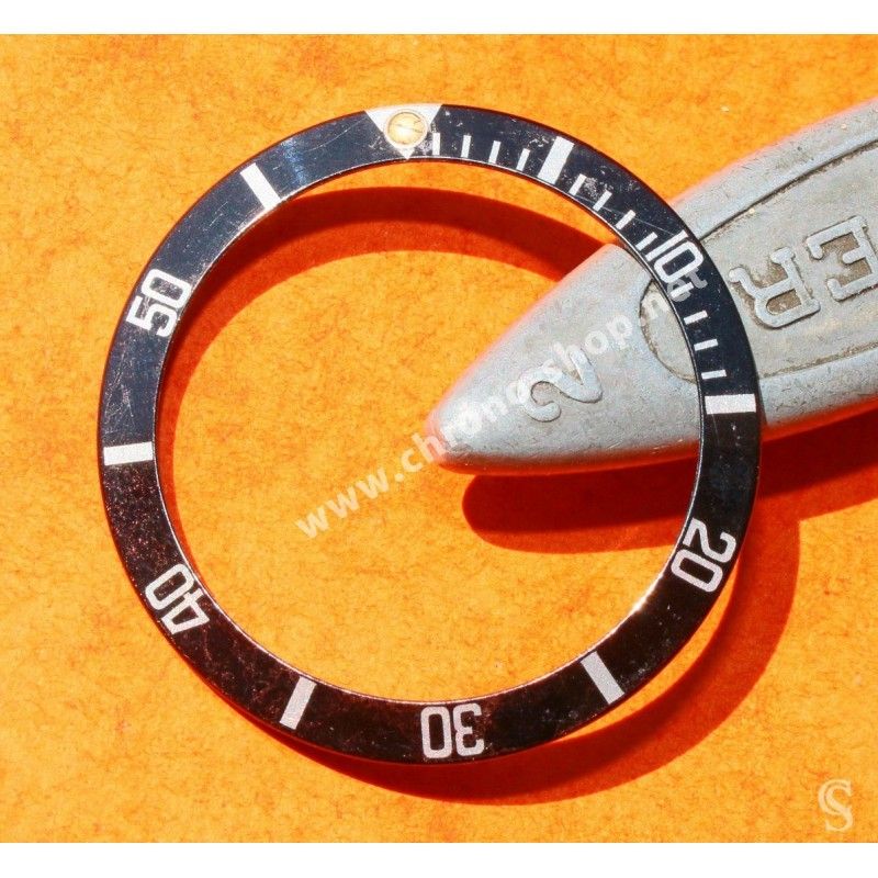 Rolex Submariner date watches 16800, 168000, 16610 Tropical Fadex bezel Insert Inlay Tritium dot for sale
