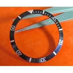 BLACK FAT FRONT ROLEX SUBMARINER BEZEL INSERT 5513 - 1680 - 5512 -1665 TRITIUM PEARL