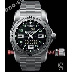 BREITLING AEROMARINE AVENGER EMERGENCY TITANIUM BRACELET WATCH LINK 22MM