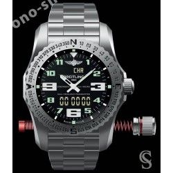 Breitling Titane 20mm Pro III Maillon, lien, maille bracelet montres Aerospace Evo, B50, B55, Emergency II 50mm