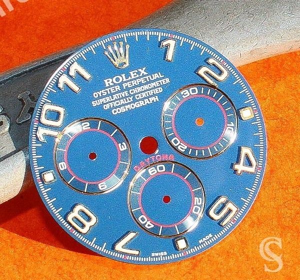 Rolex blue Racing watch dial part 