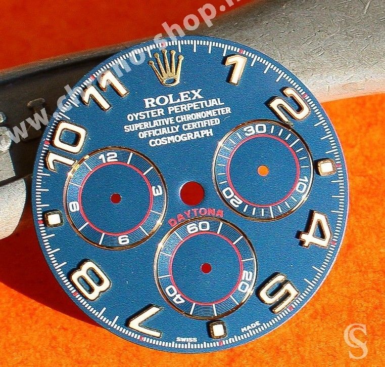 rolex daytona blue racing dial