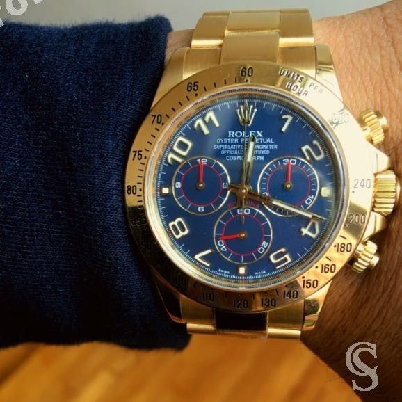 Rolex blue Racing watch dial part 