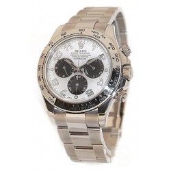 ★★ Awesome Rolex PANDA Cosmograph Daytona RACING ARABIC Dial White Gold Ref.116509, 116519, 116520 cal 4130 ★★