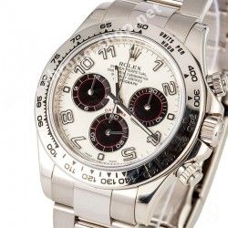 ★★ Awesome Rolex PANDA Cosmograph Daytona RACING ARABIC Dial White Gold Ref.116509, 116519, 116520 cal 4130 ★★