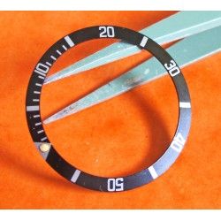 Amazing BLACK FAT FRONT ROLEX SUBMARINER BEZEL INSERT 5513 - 1680 - 5512 -1665 TRITIUM PEARL