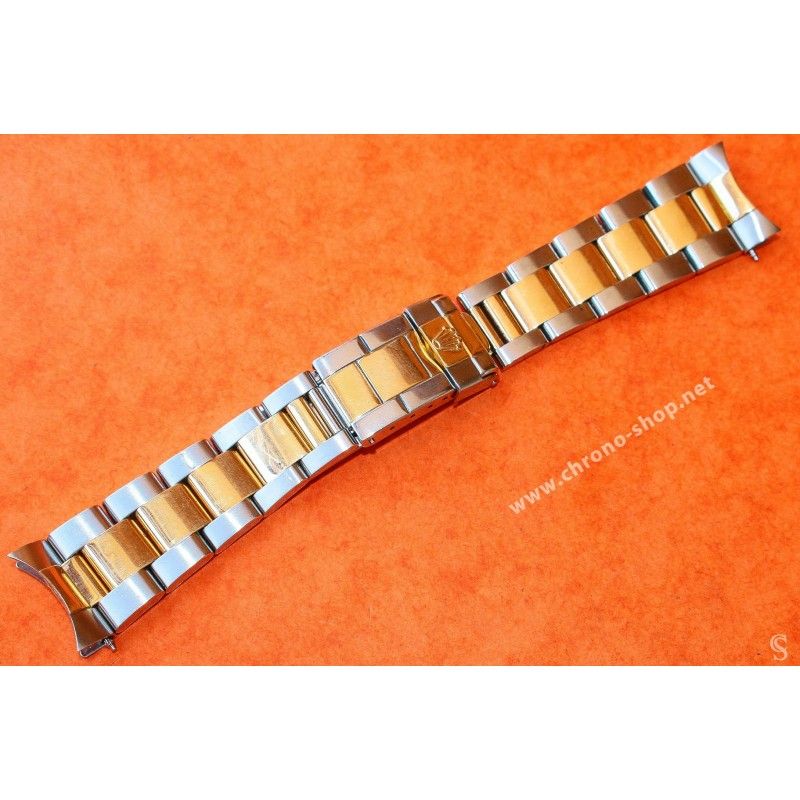 Rolex 1995 Stainless Steel & 18K Yellow Gold Oyster Tutone Bracelet 20mm 78393/403 Daytona 16523