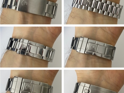 Rolex clasps variations